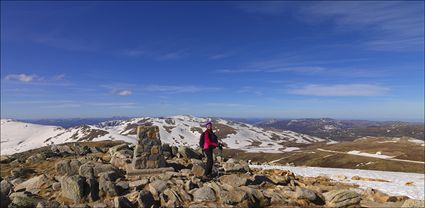 View from Summit  Kosciuszko NP - NSW T (PBH4 00 10608)